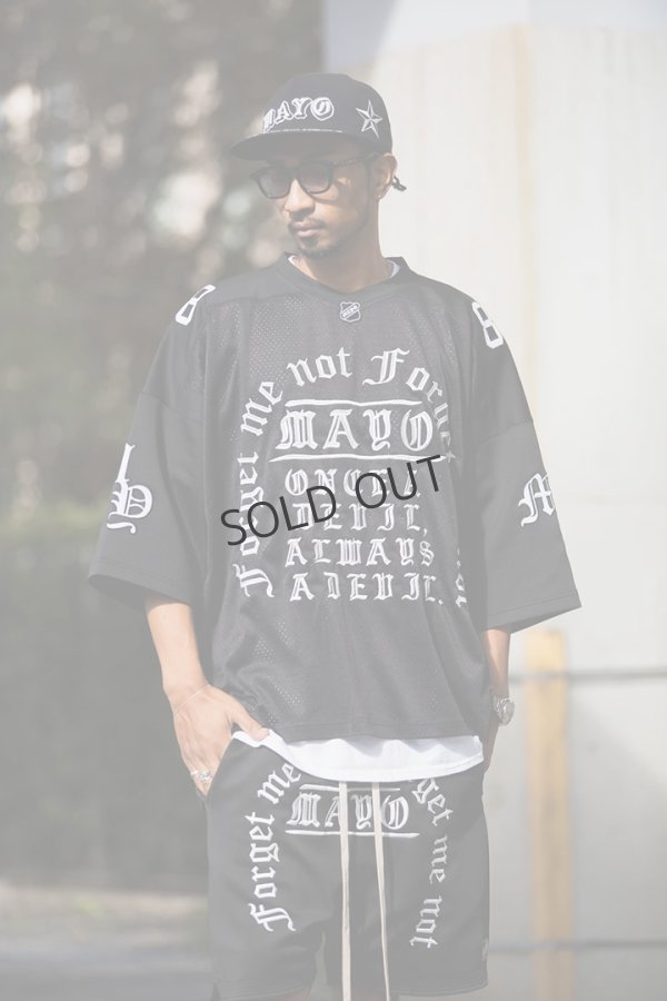 画像14: {SOLD}MAYO メイヨー MAYO MESSAGE EMBROIDERY GAME SHORT SLEEVE SHIRT{-BFS} (14)