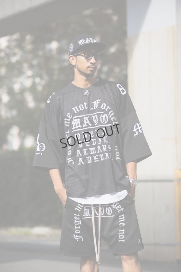 画像15: {SOLD}MAYO メイヨー MAYO MESSAGE EMBROIDERY GAME SHORT SLEEVE SHIRT{-BFS} (15)