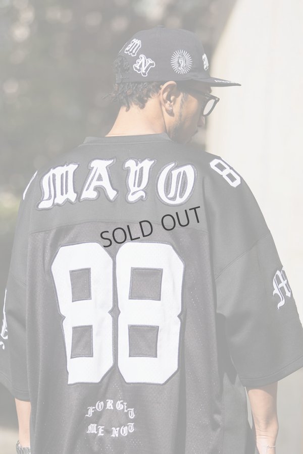 画像16: {SOLD}MAYO メイヨー MAYO MESSAGE EMBROIDERY GAME SHORT SLEEVE SHIRT{-BFS} (16)