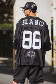 画像17: MAYO メイヨー MAYO MESSAGE EMBROIDERY GAME SHORT SLEEVE SHIRT{-BFS} (17)