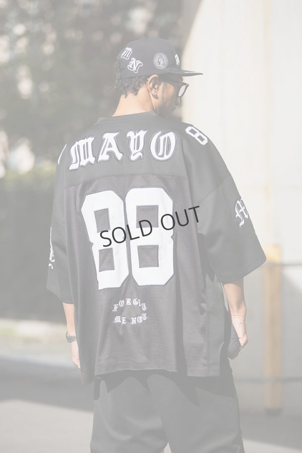画像18: {SOLD}MAYO メイヨー MAYO MESSAGE EMBROIDERY GAME SHORT SLEEVE SHIRT{-BFS} (18)