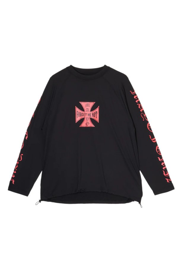 画像1: MAYO メイヨー IRON CROSS FIRE RASH GUARD（ラッシュガード）{-BFS} (1)