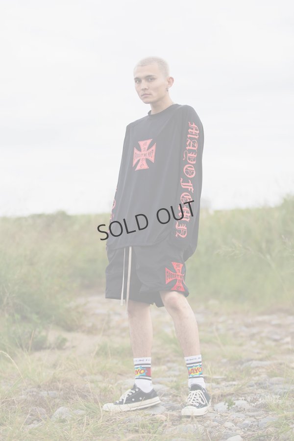 画像4: {SOLD}MAYO メイヨー IRON CROSS FIRE RASH GUARD（ラッシュガード）{-BFS} (4)
