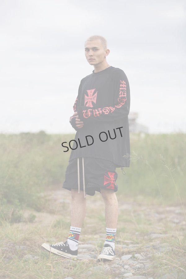 画像8: {SOLD}MAYO メイヨー IRON CROSS FIRE RASH GUARD（ラッシュガード）{-BFS} (8)
