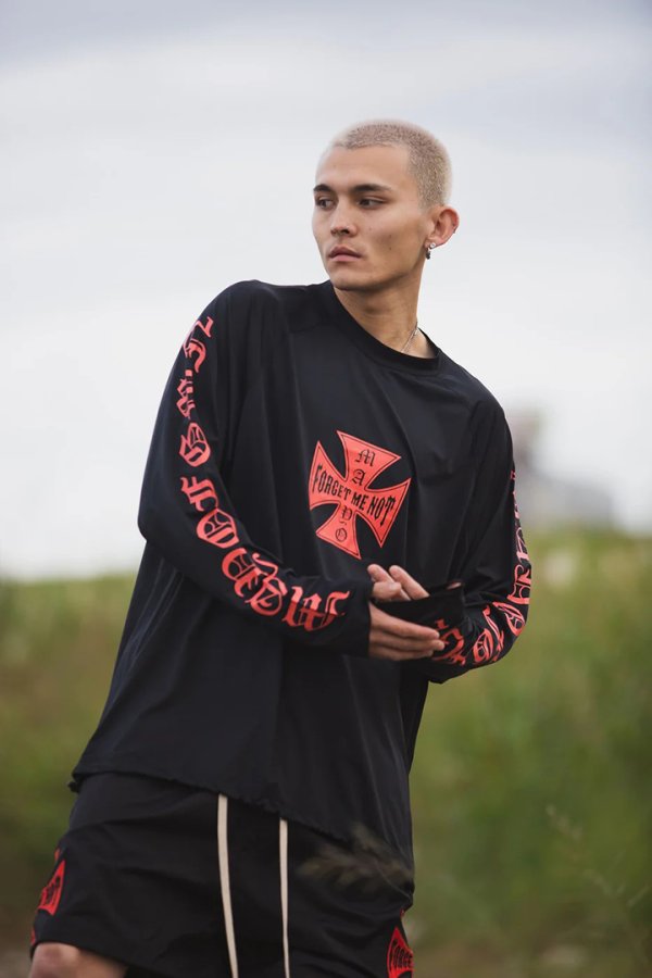 画像11: MAYO メイヨー IRON CROSS FIRE RASH GUARD（ラッシュガード）{-BFS} (11)