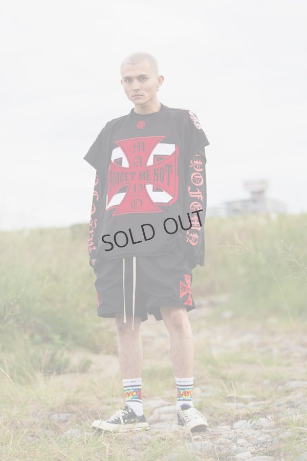 画像19: {SOLD}MAYO メイヨー IRON CROSS FIRE RASH GUARD（ラッシュガード）{-BFS} (19)