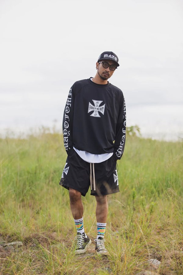 画像8: MAYO メイヨー IRON CROSS FIRE RASH GUARD（ラッシュガード）{-BFS} (8)