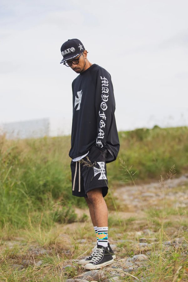 画像10: MAYO メイヨー IRON CROSS FIRE RASH GUARD（ラッシュガード）{-BFS} (10)