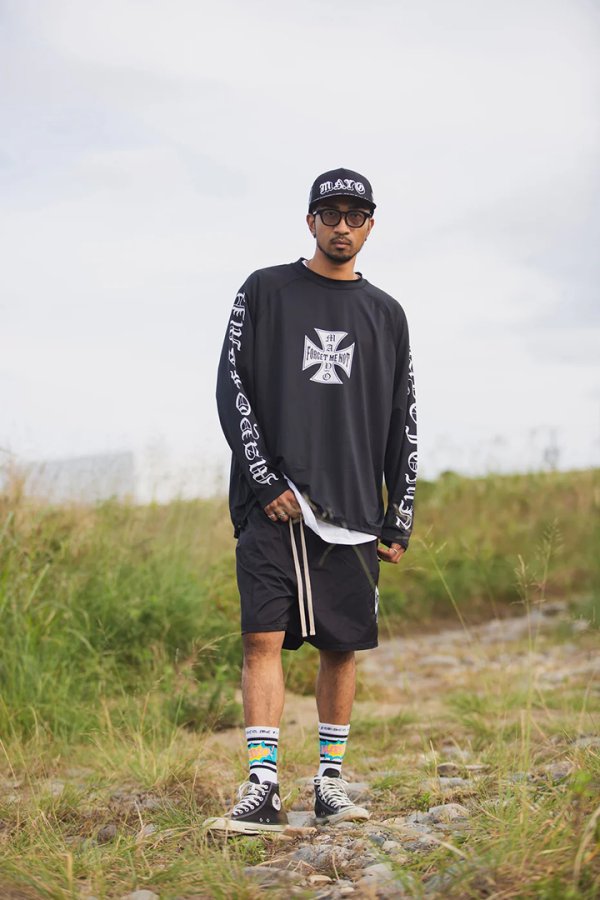 画像11: MAYO メイヨー IRON CROSS FIRE RASH GUARD（ラッシュガード）{-BFS} (11)