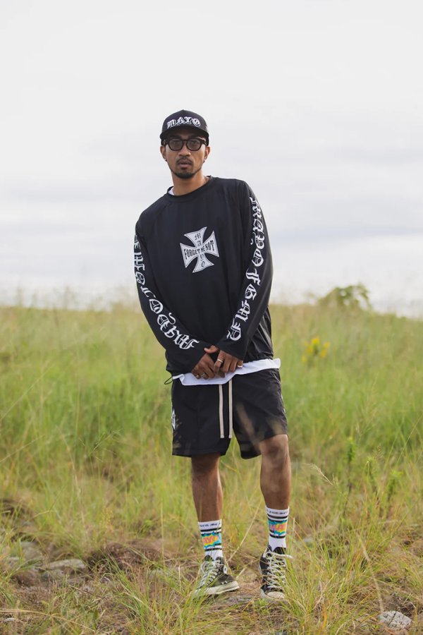 画像12: MAYO メイヨー IRON CROSS FIRE RASH GUARD（ラッシュガード）{-BFS} (12)