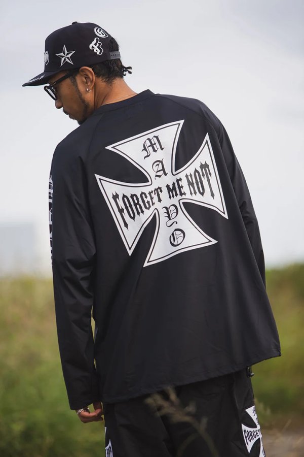 画像17: MAYO メイヨー IRON CROSS FIRE RASH GUARD（ラッシュガード）{-BFS} (17)