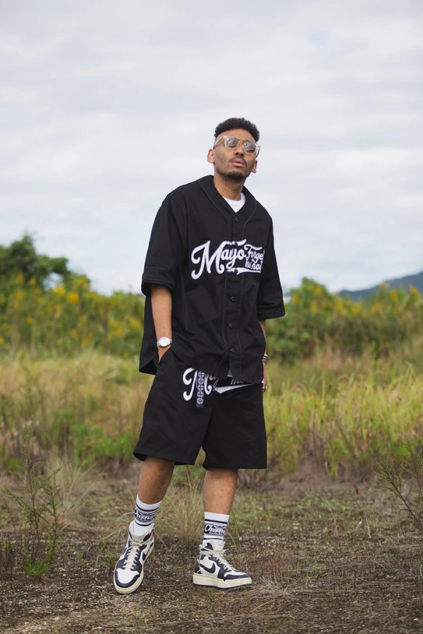 画像11: MAYO メイヨー MAYO FGMN EMBROIDERY BASE BALL SHIRTS{-BFS} (11)