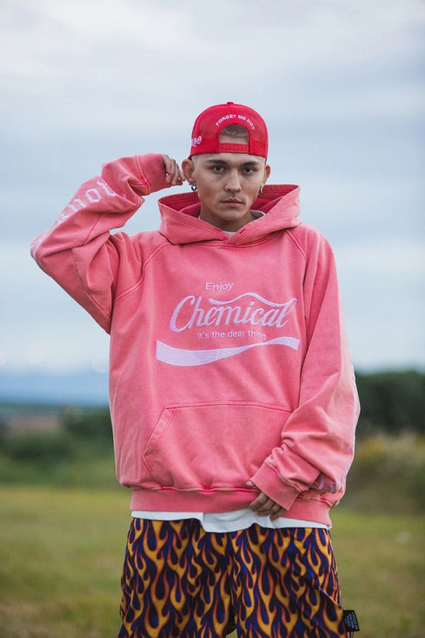 画像5: MAYO メイヨー ENJOY CHEMICAL EMBROIDERY HOODIE{-BFS} (5)