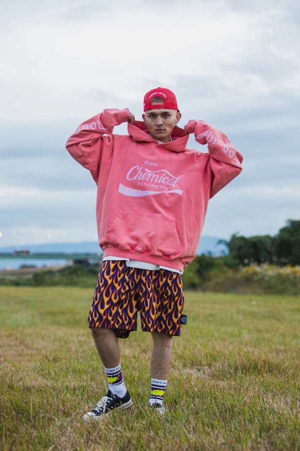 画像12: MAYO メイヨー ENJOY CHEMICAL EMBROIDERY HOODIE{-BFS} (12)