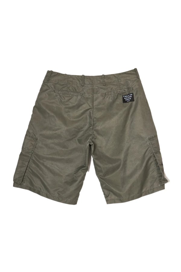 画像2: MAYO メイヨー MY LOGO EMBROIDERY FADE NYLON CARGO SHORTS{-BFS} (2)