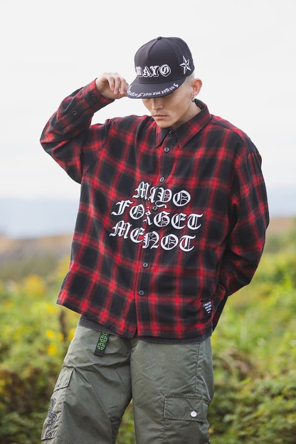 画像6: MAYO メイヨー MY LOGO EMBROIDERY FADE NYLON CARGO SHORTS{-BFS} (6)