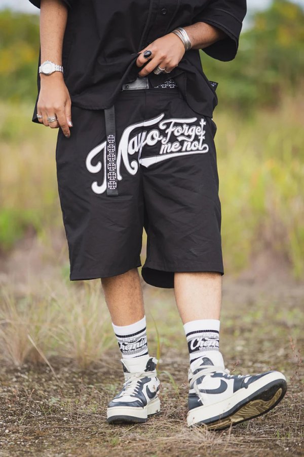 画像5: MAYO メイヨー MAYO FGMN EMBROIDERY EASY GORILLA SHORTS{-BFS} (5)