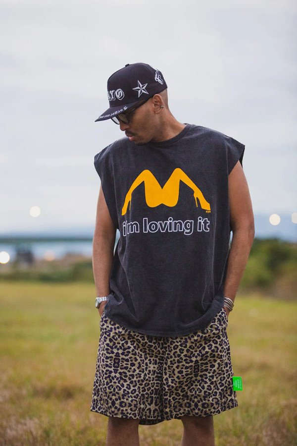 画像6: MAYO メイヨー ALL-OVER PATTERN EMBROIDERY 2WAY NYLON SHORTS{-BFS} (6)