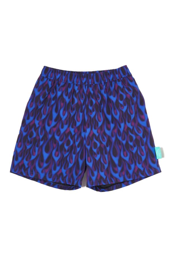 画像1: MAYO メイヨー ALL-OVER PATTERN EMBROIDERY 2WAY NYLON SHORTS{-BFS} (1)