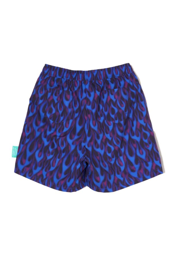 画像2: MAYO メイヨー ALL-OVER PATTERN EMBROIDERY 2WAY NYLON SHORTS{-BFS} (2)