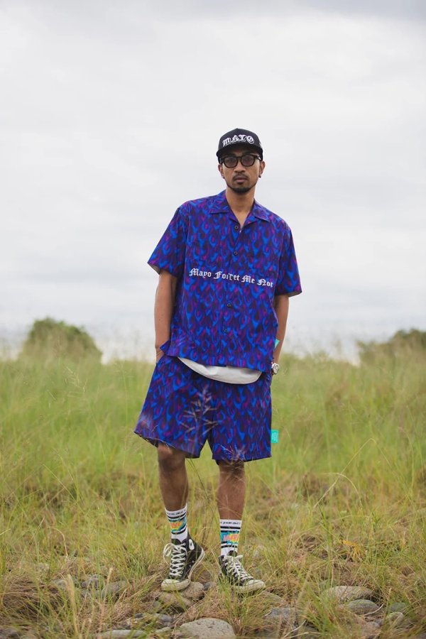 画像7: MAYO メイヨー ALL-OVER PATTERN EMBROIDERY 2WAY NYLON SHORTS{-BFS} (7)
