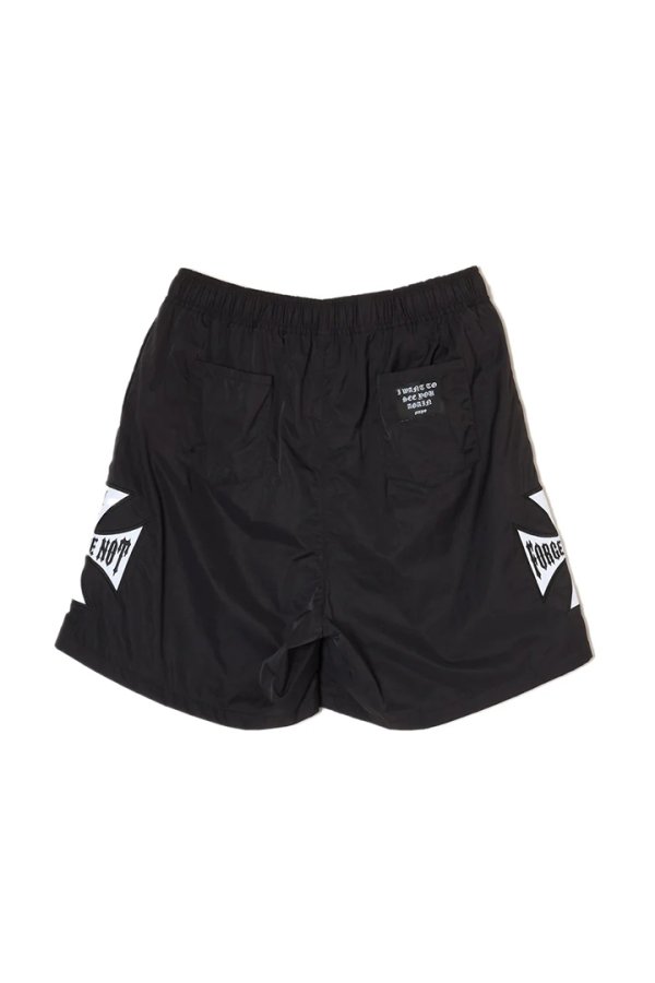 画像2: MAYO メイヨー IRON CROSS EMBROIDERY 2WAY NYLON SHORTS{-BFS} (2)