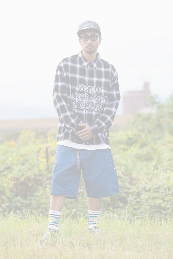 画像5: MAYO メイヨー FRONT LOGO EMBROIDERY CHECK SHIRT{-BFS} (5)