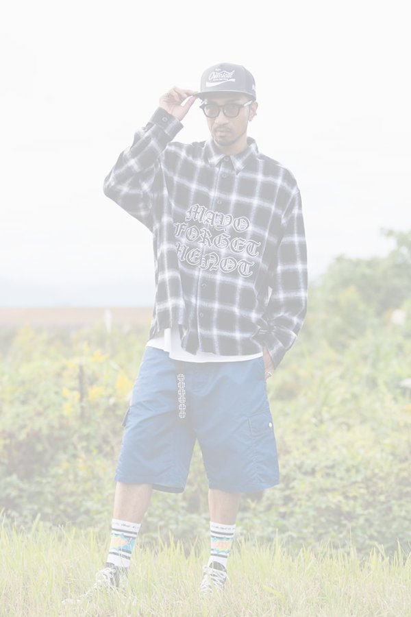 画像7: MAYO メイヨー FRONT LOGO EMBROIDERY CHECK SHIRT{-BFS} (7)