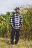 画像12: MAYO メイヨー FRONT LOGO EMBROIDERY CHECK SHIRT{-BFS} (12)