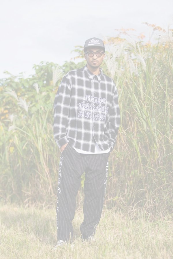 画像12: MAYO メイヨー FRONT LOGO EMBROIDERY CHECK SHIRT{-BFS} (12)