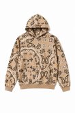 画像1: MAYO メイヨー PAISLEY PATTERN PRINT HOODIE{-BFA} (1)