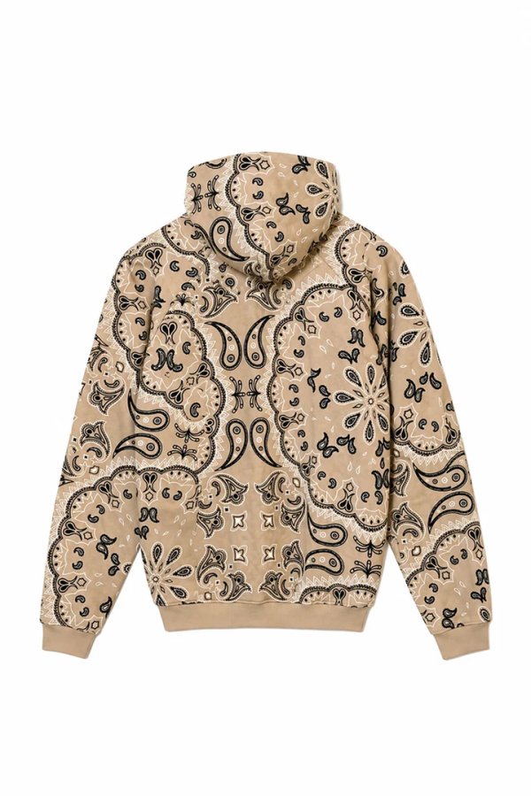 画像2: MAYO メイヨー PAISLEY PATTERN PRINT HOODIE{-BFA} (2)