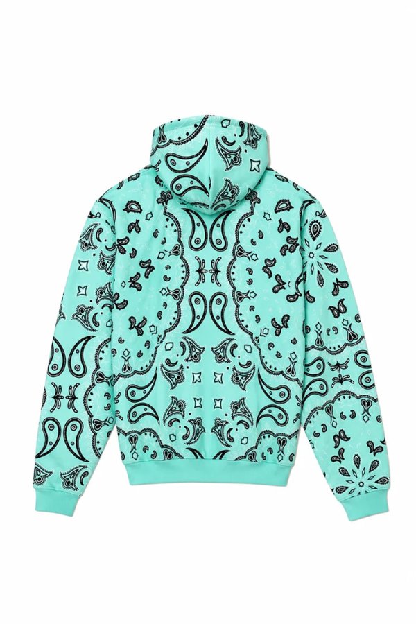 画像2: MAYO メイヨー PAISLEY PATTERN PRINT HOODIE{-BFA} (2)