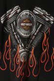 画像5: {SOLD}Vintage HARLEY DAVIDSON TEXAS BEDFORD FIRE PATTERN TEE{-BAA} (5)