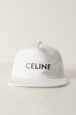 画像3: {SOLD}CELINE セリーヌ Logo-Print Cotton-Twill Baseball Cap{126N 2AUU1 01BC-BAS} (3)