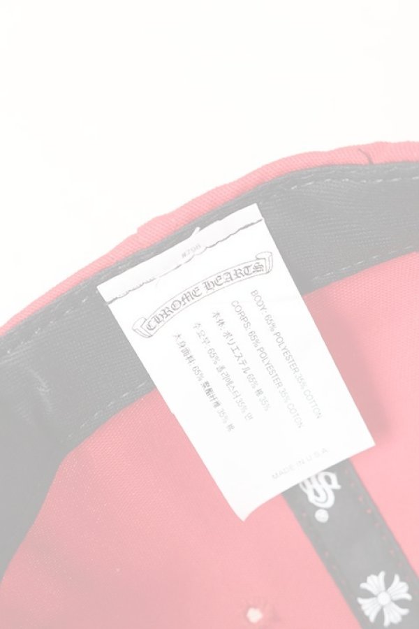 画像8:   CHROME HEARTS クロムハーツ 5PANEL CAP {-BCS}  :304177428-244-RED-F  (8)