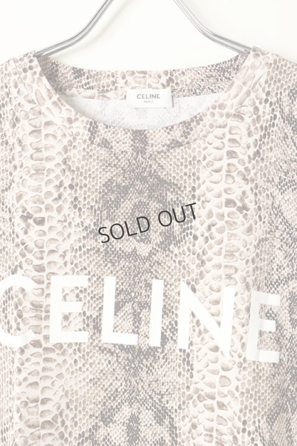 画像2: {SOLD}CELINE セリーヌ ルーズ Tシャツ{307H2X681-19BW-BBS} (2)