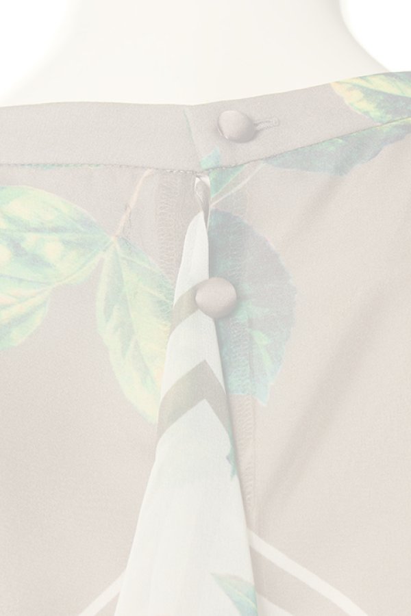 画像5:  {SOLD} AULA アウラ FLOWER PANEL PRINT ONE-PIECE{-AGS} (5)