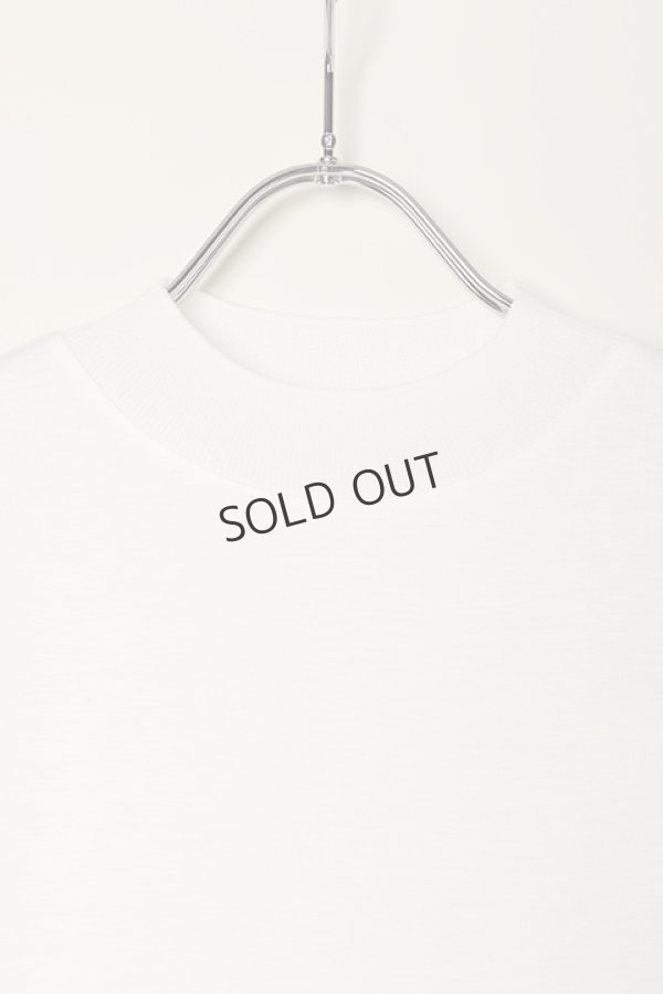 画像2: {SOLD}グレースコンチネンタル|GRACE CONTINENTAL ダイアグラム DIAGRAM ハイネックジャージトップ{0322242112-01WHT-BBS} (2)