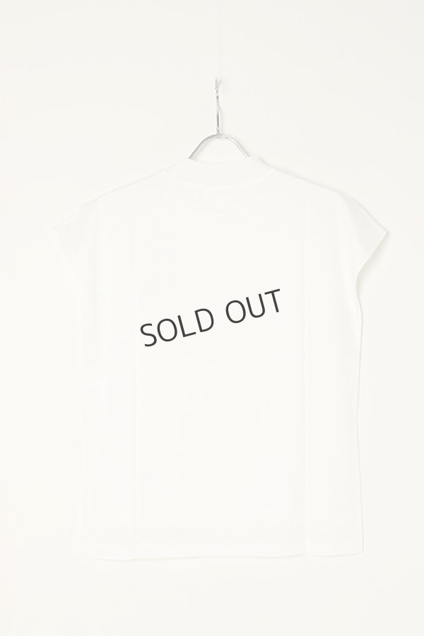 画像5: {SOLD}グレースコンチネンタル|GRACE CONTINENTAL ダイアグラム DIAGRAM ハイネックジャージトップ{0322242112-01WHT-BBS} (5)