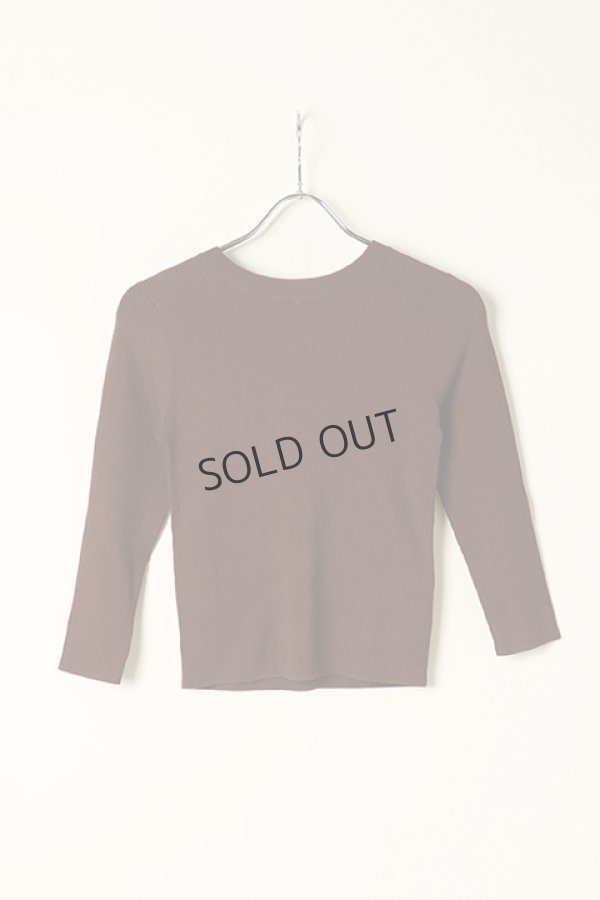 画像5: {SOLD}グレースコンチネンタル｜GRACE CONTINENTAL ダイアグラム DIAGRAM バックパールニットワンピース {0322339117-21BRW-BBA} (5)