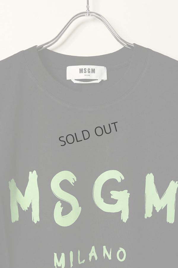 画像2: {SOLD}MSGM エムエスジーエム ブラッシュロゴTシャツ{-BCS} (2)