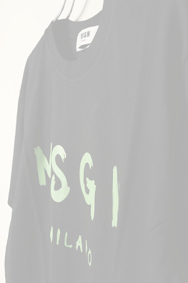 画像3:  {SOLD} MSGM エムエスジーエム ブラッシュロゴTシャツ{-BCS} (3)