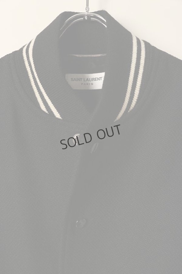 画像2: {SOLD}SAINT LAURENT PARIS サンローランパリ テディ ジャケット(ブラック/ウール){-BCA} (2)