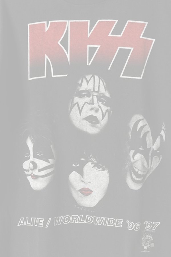 画像3:  {SOLD} Vintage KISS ALIVE WORLD1WIDE '96 - '97 TEE ALLSPORT{-BAA} (3)