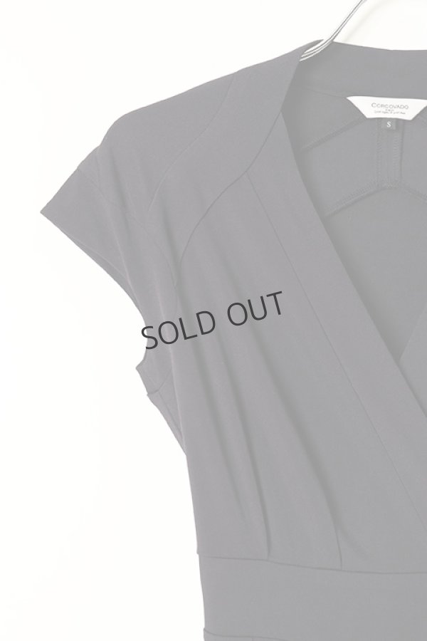 画像4: {SOLD}CORCOVADO コルコバード ハイスイスト スムースジャージードレス{-BBS} (4)