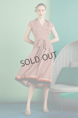 SOLD}CORCOVADO コルコバード カシュクールミディ丈ワンピース