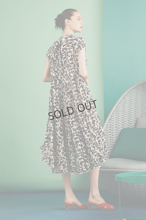 画像2: {SOLD}CORCOVADO コルコバード シフォンティアードワンピース{-BBS} (2)