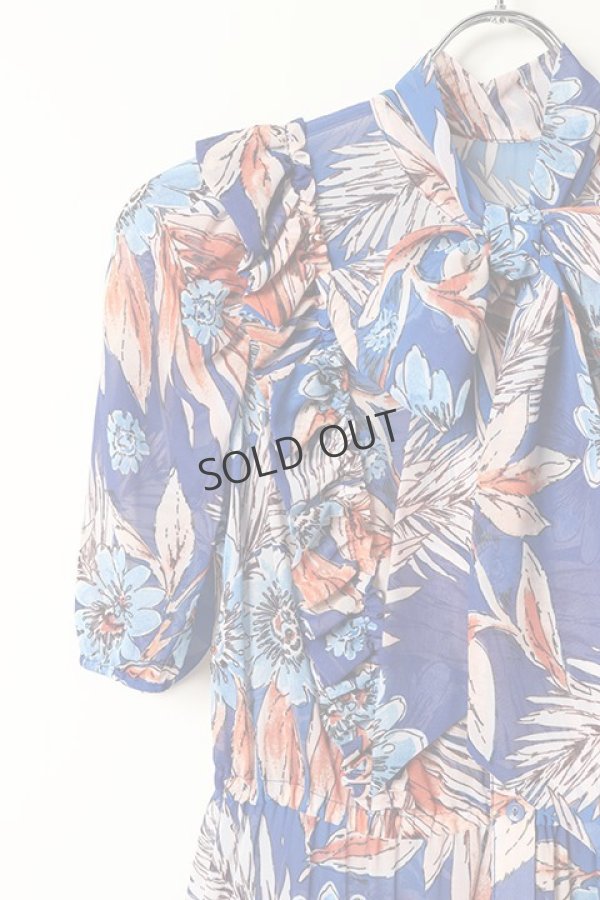 画像4: {SOLD}CORCOVADO コルコバード シフォンティアードワンピース（WEB限定）{-BBS} (4)