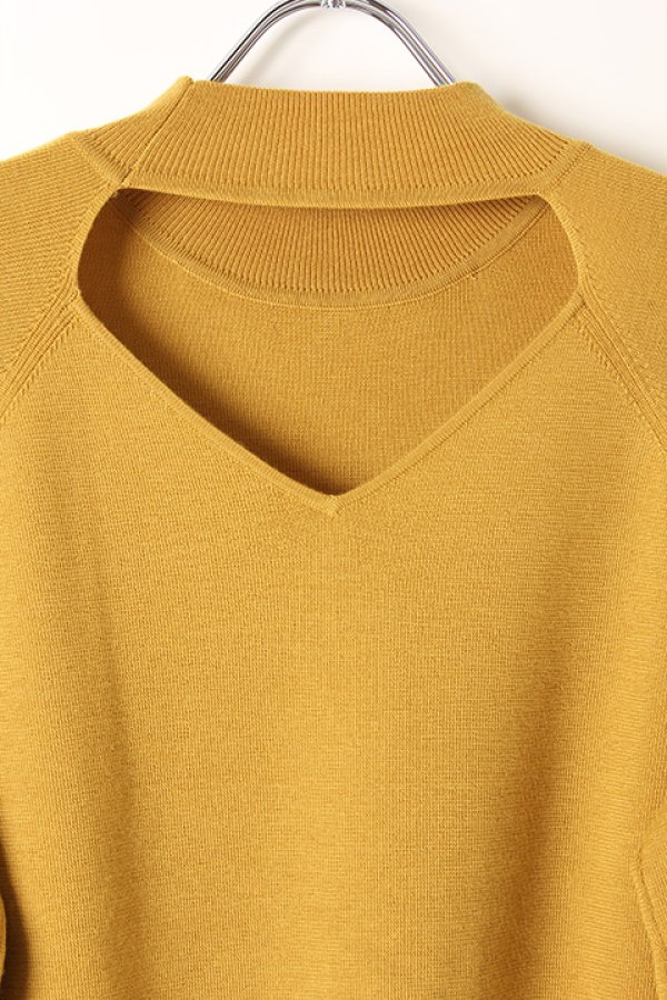 画像4: 【 40%OFF セール25,300円→15,180円】 グレースコンチネンタル|GRACE CONTINENTAL ダイアグラム DIAGRAM バックシャンニットトップ{-AIA} (4)